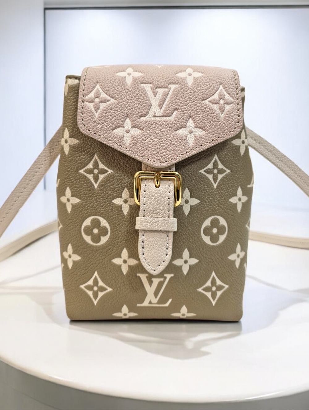 Louis Vuitton Tiny Backpack Spring in the City Empreinte M81351 Crossbody Bag